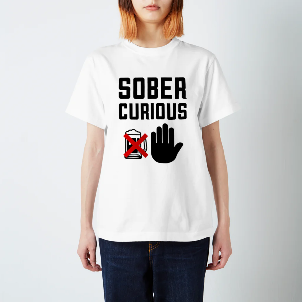 オノマトピアのソバーキュリアス（Sober Curious） Regular Fit T-Shirt