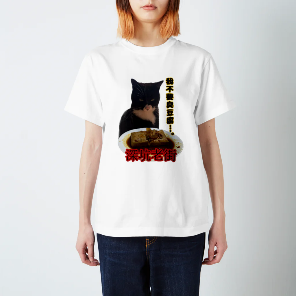 ケチャマスグレーズドの臭豆腐猫 Regular Fit T-Shirt