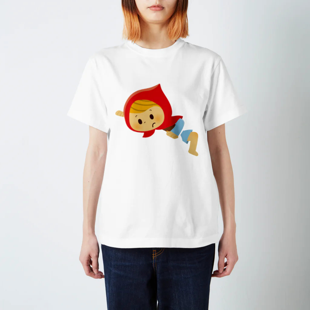 めばえるやのクライムずきんちゃん スタンダードTシャツ