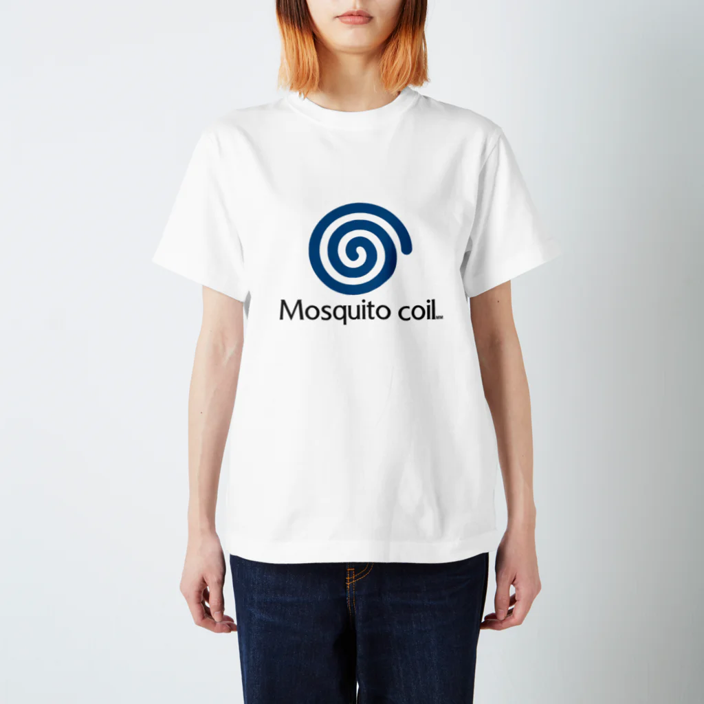 ＠maharamothraのモスキートコイル（青） スタンダードTシャツ