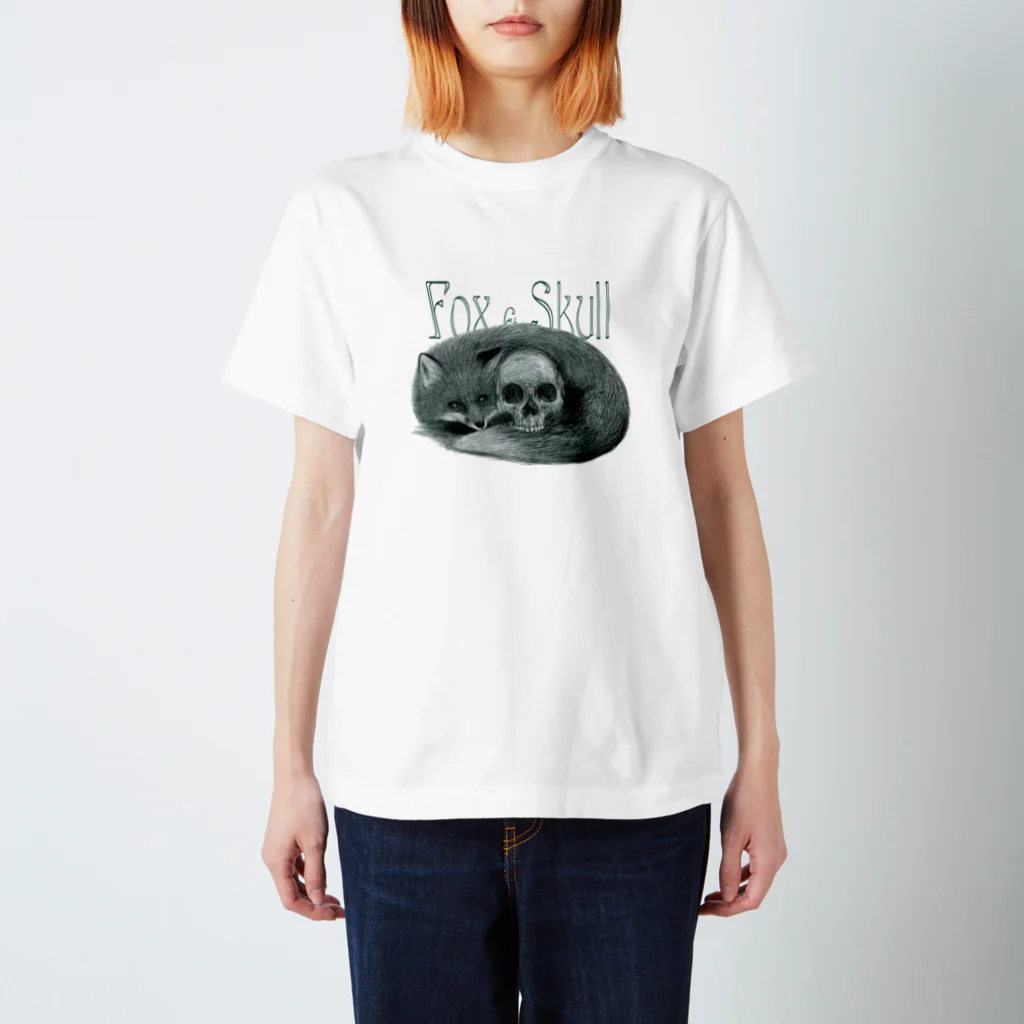 キツネサンビキのFox＆Skull Regular Fit T-Shirt