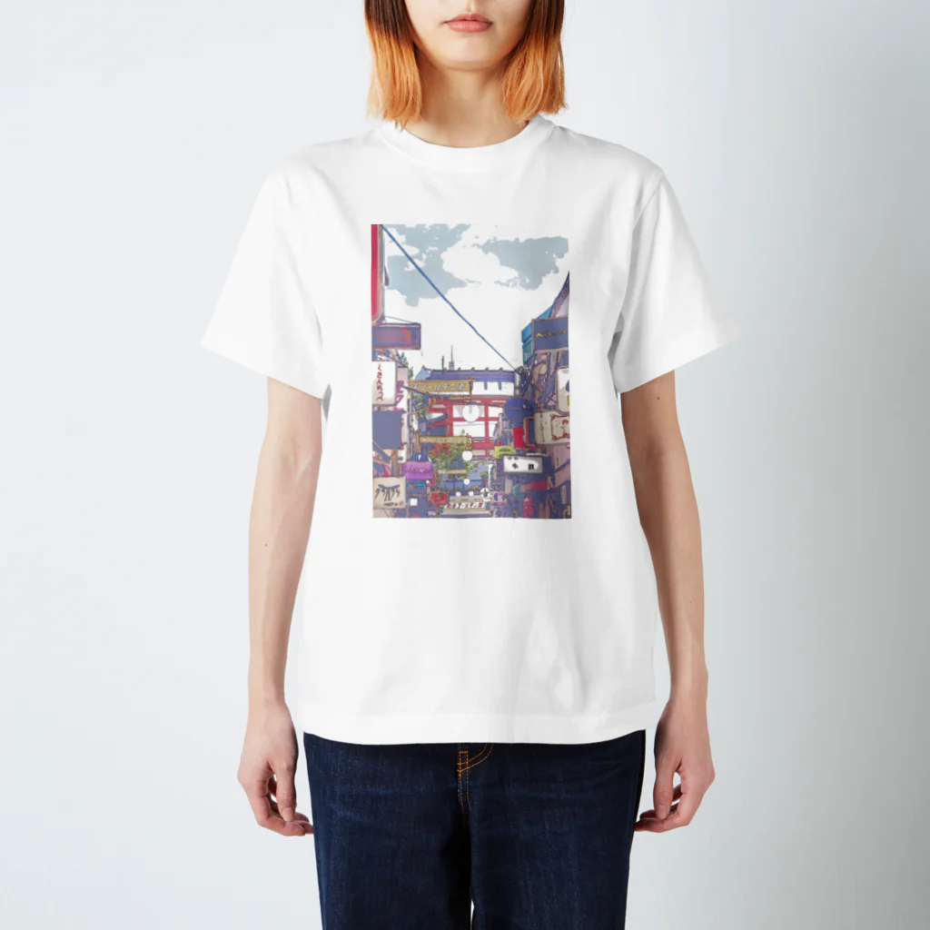 ばやし/8845の黄金の街T スタンダードTシャツ