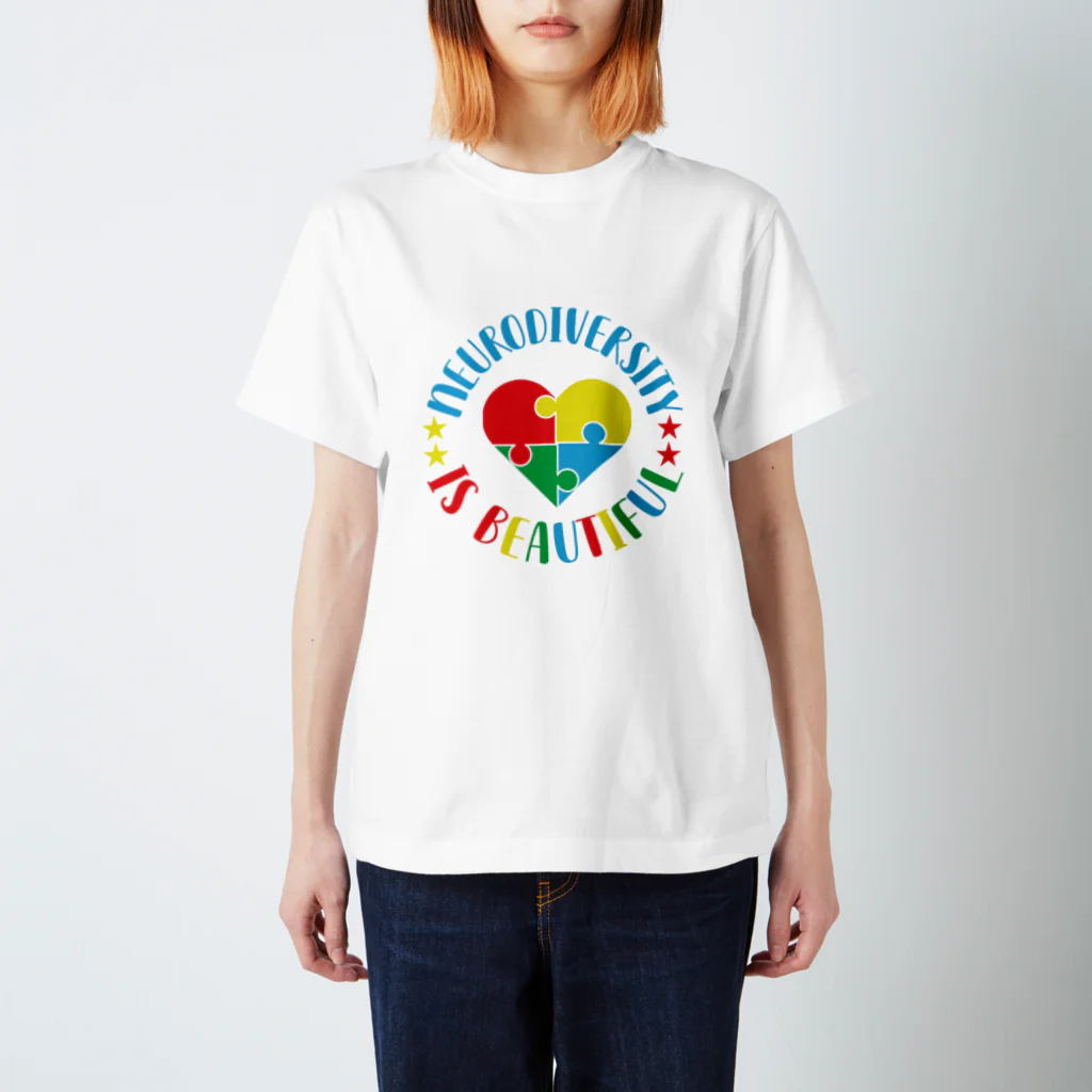 SensiSense センシセンスのNeurodiversity is beautiful スタンダードTシャツ