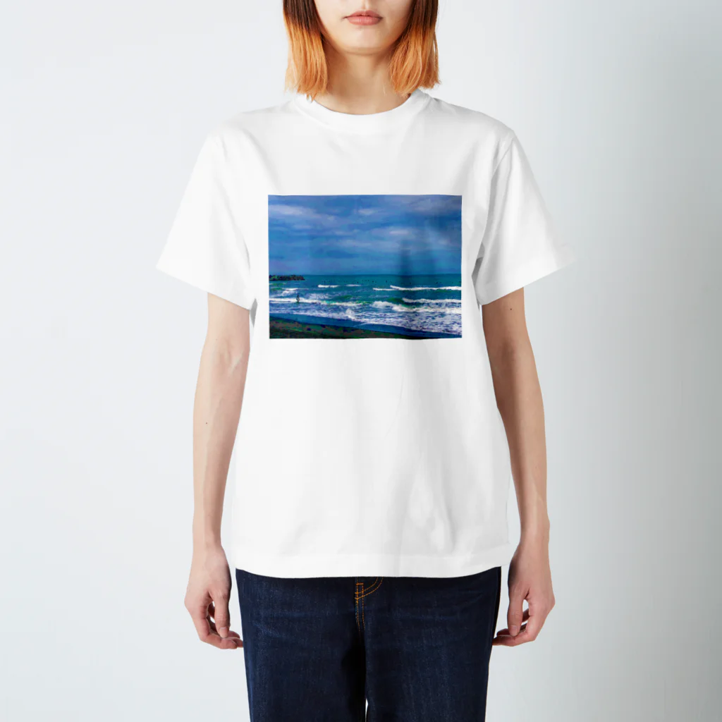 ピヨデザインのICHINOMIYA 海 スタンダードTシャツ