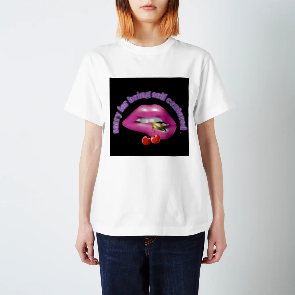 H.berryの自己中でごめん^^ Lip ver. スタンダードTシャツ