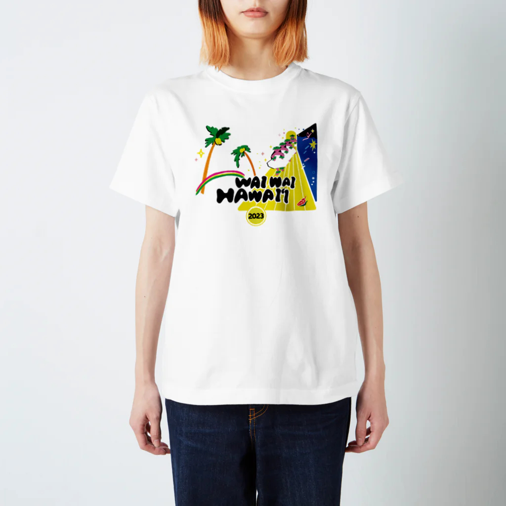 BumeiのWaiwai Hawai'i Regular Fit T-Shirt