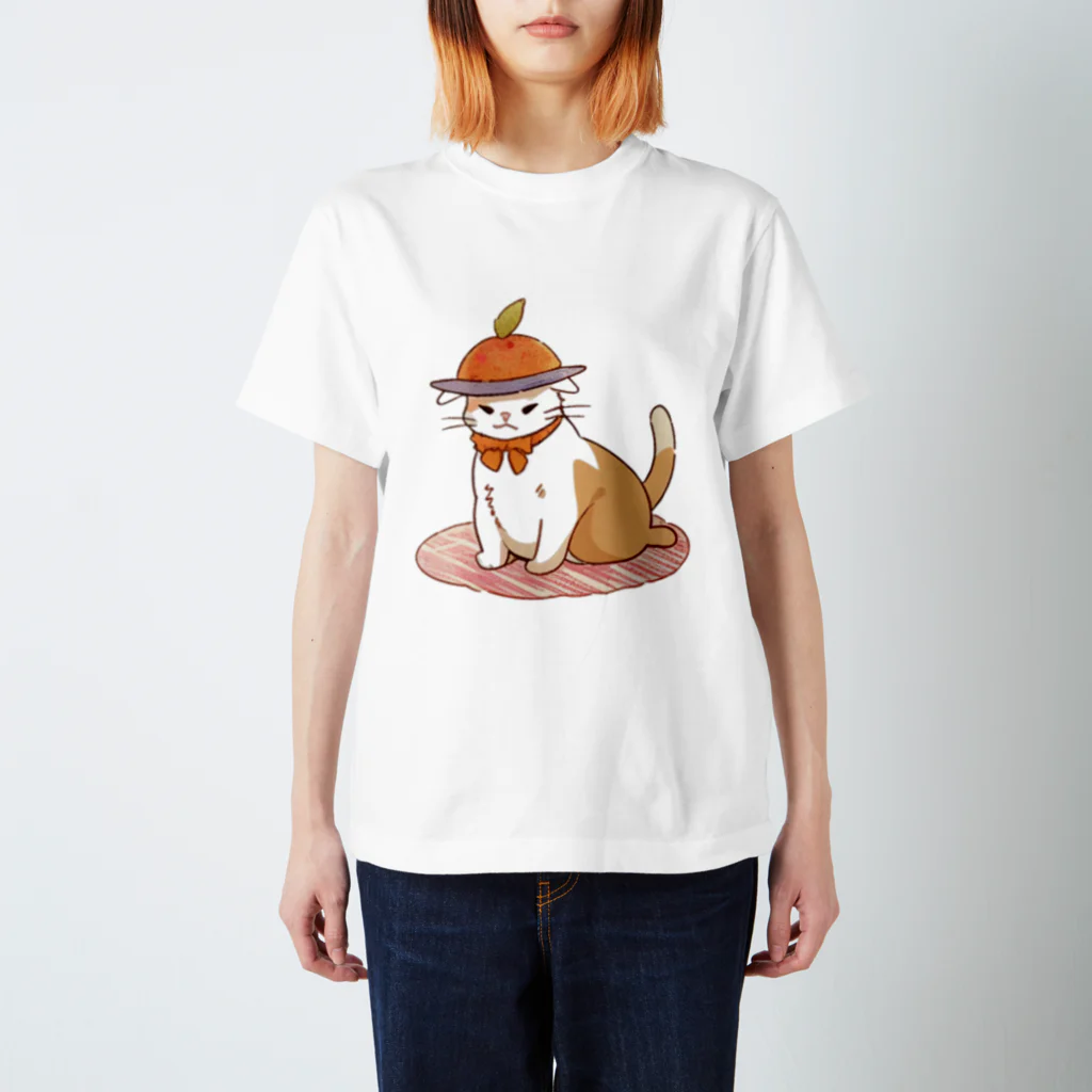 りーおすふぇんがりーのお腹ペコペコで具になっちゃったねこにゃん Regular Fit T-Shirt