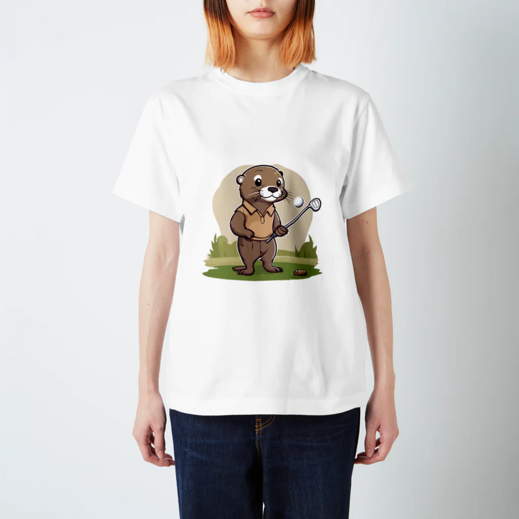 おったーずのゴルフをはじめたカワウソくんTシャツ Regular Fit T-Shirt