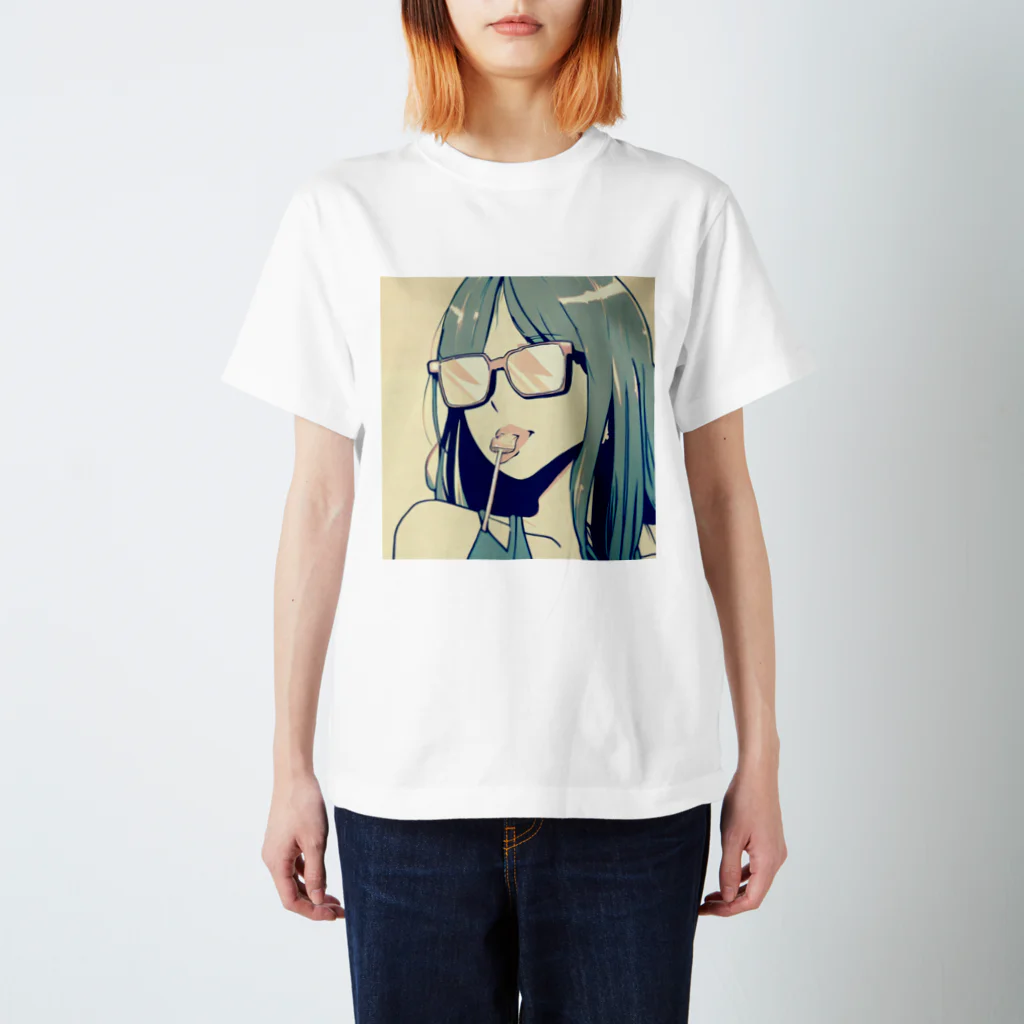 熱中商の女性　キュート スタンダードTシャツ