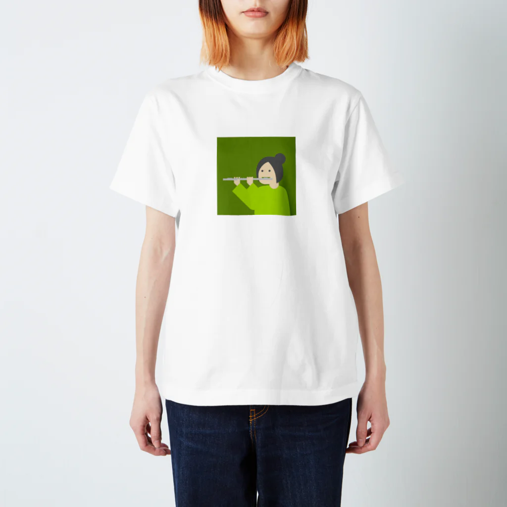 いまさしの意識低いフルート吹き スタンダードTシャツ