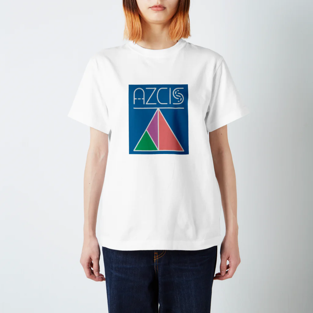 hikkinakoのAZCISロゴ青 Regular Fit T-Shirt