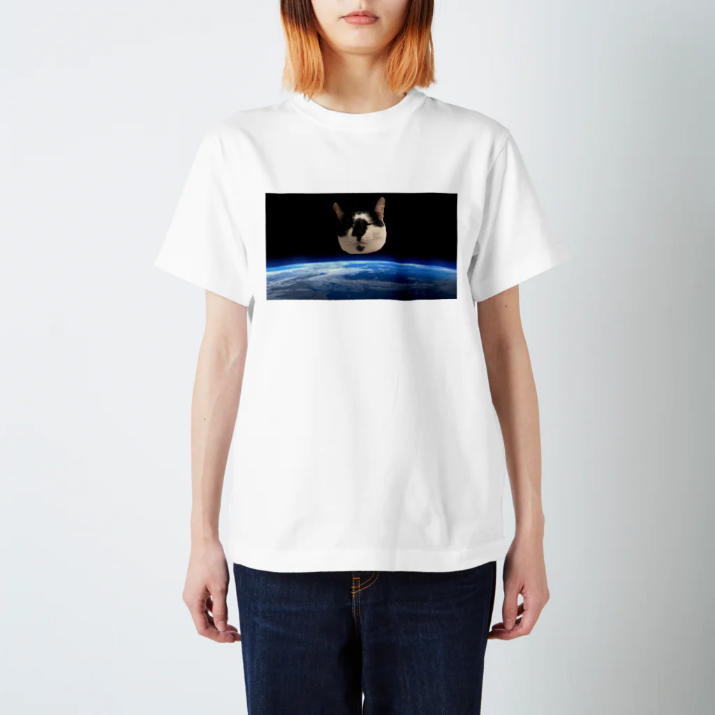 百鬼夜行の衛星猫 Regular Fit T-Shirt