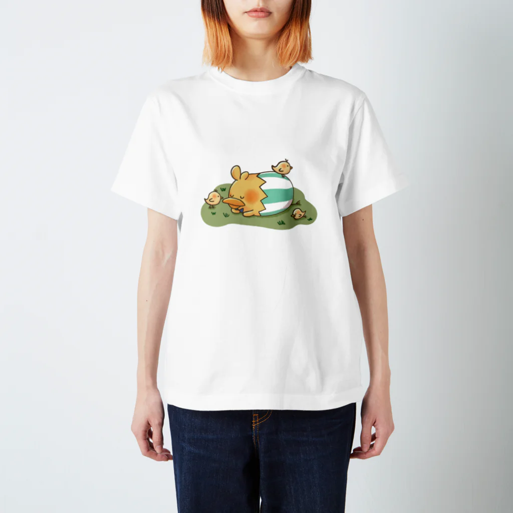 もちょズSHOPのひい太とひよこ スタンダードTシャツ