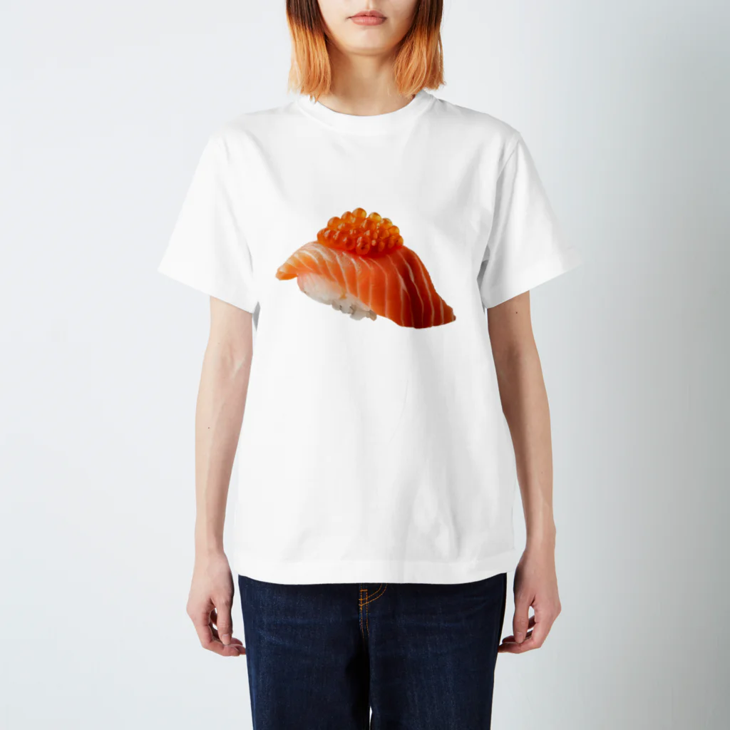 レコメンジャパン（Recommend-JAPAN）のLuxurious salmon roe sushi 「贅沢ないくらサーモン寿司」  Regular Fit T-Shirt