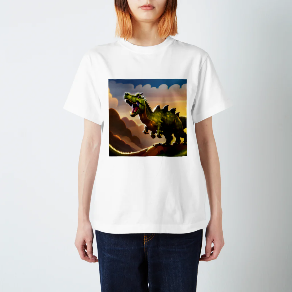 ryu14jgtのかっこいい恐竜 Regular Fit T-Shirt