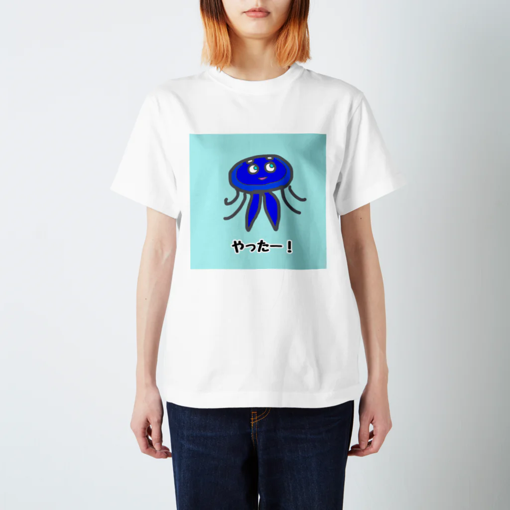 ptanuki vanguard artのアオちゃん #7 スタンダードTシャツ