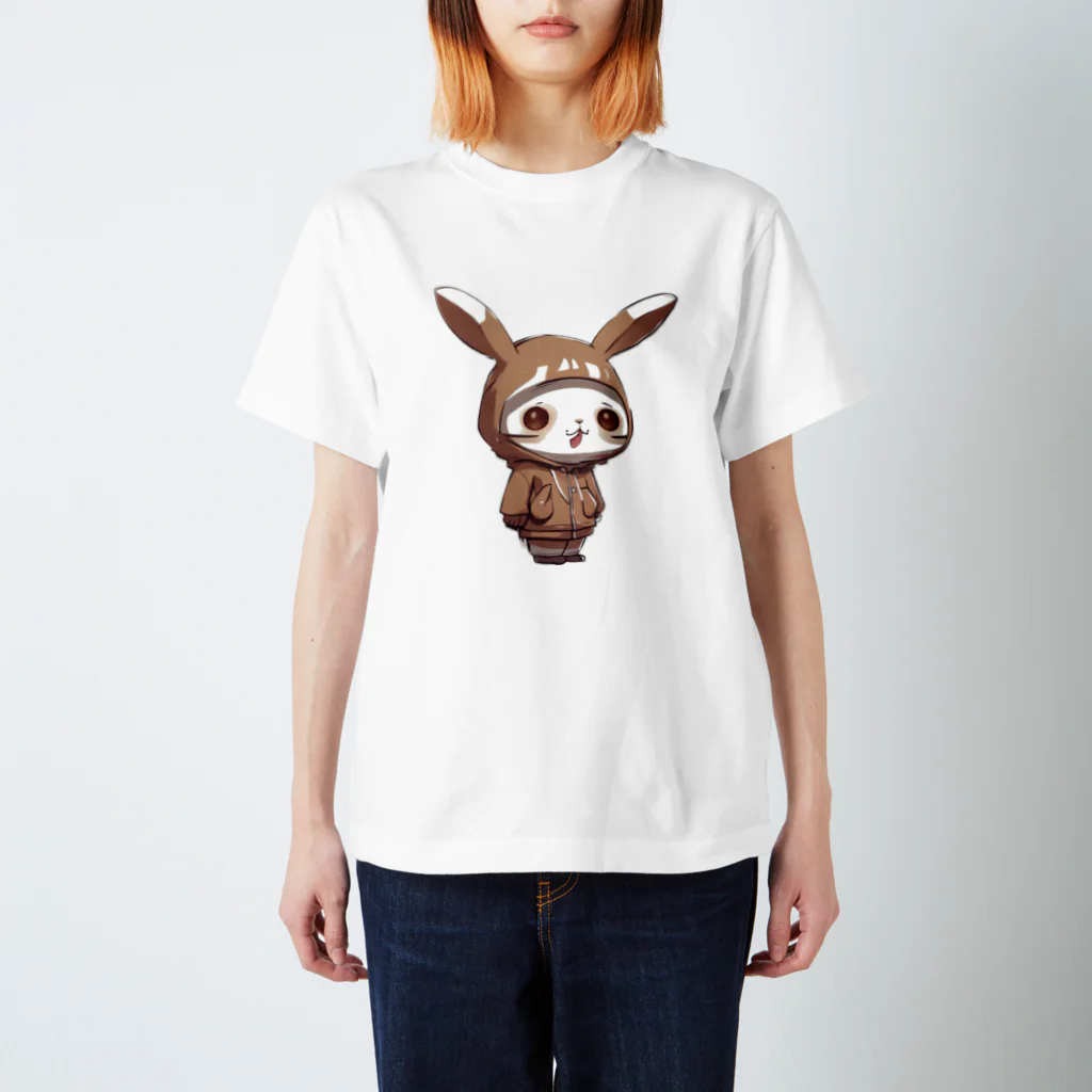 animal canvasのthe Rabbit！ Regular Fit T-Shirt