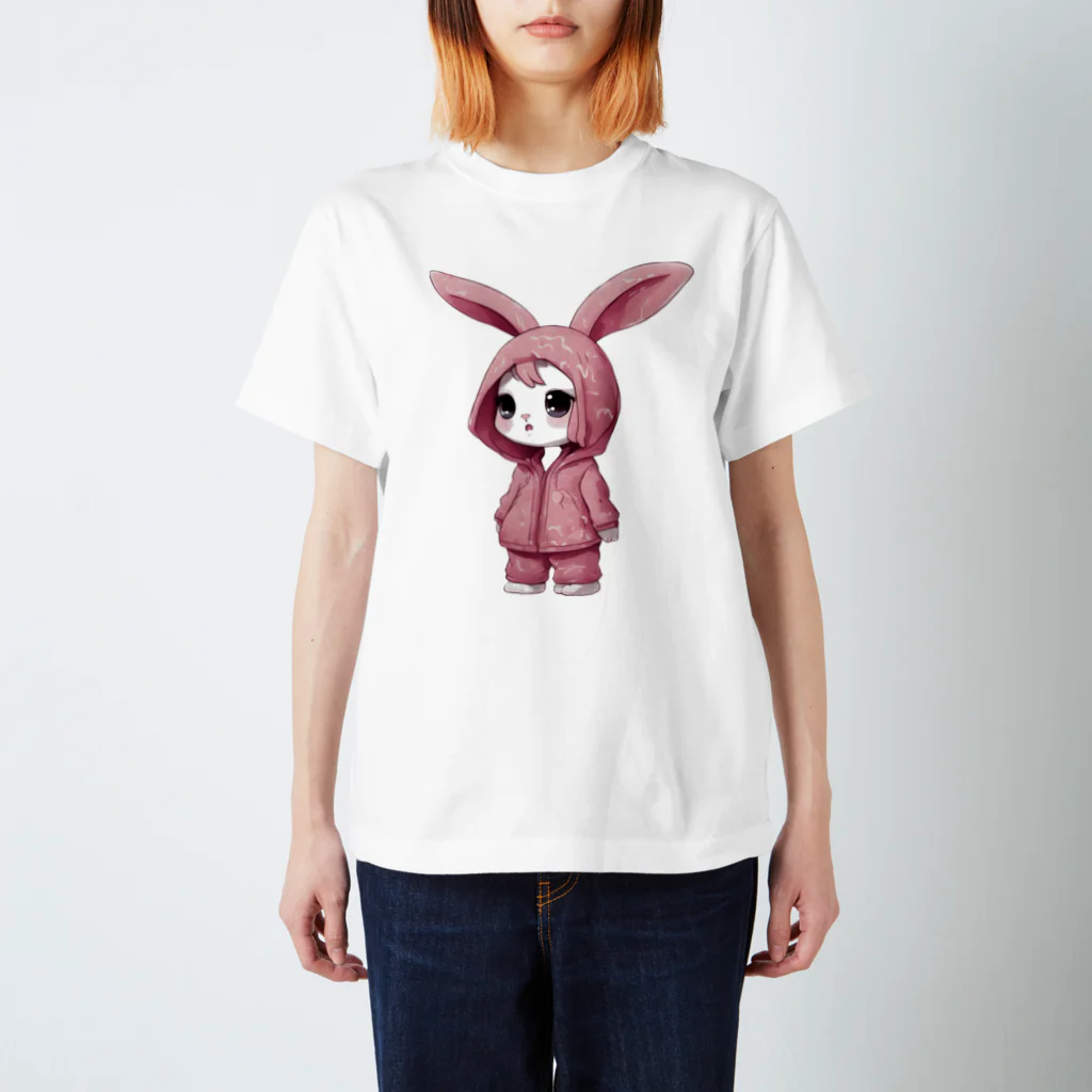 animal canvasのthe Rabbit！ スタンダードTシャツ