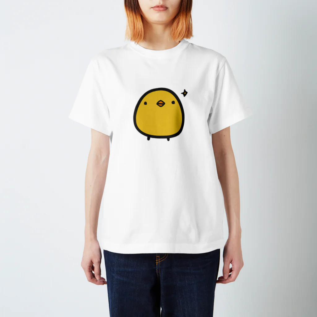 ひよこのもり工房のどや顔ひよこさん スタンダードTシャツ