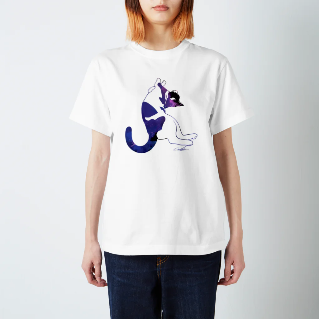 INVISIBLE FELISの猫Tシャツ スタンダードTシャツ