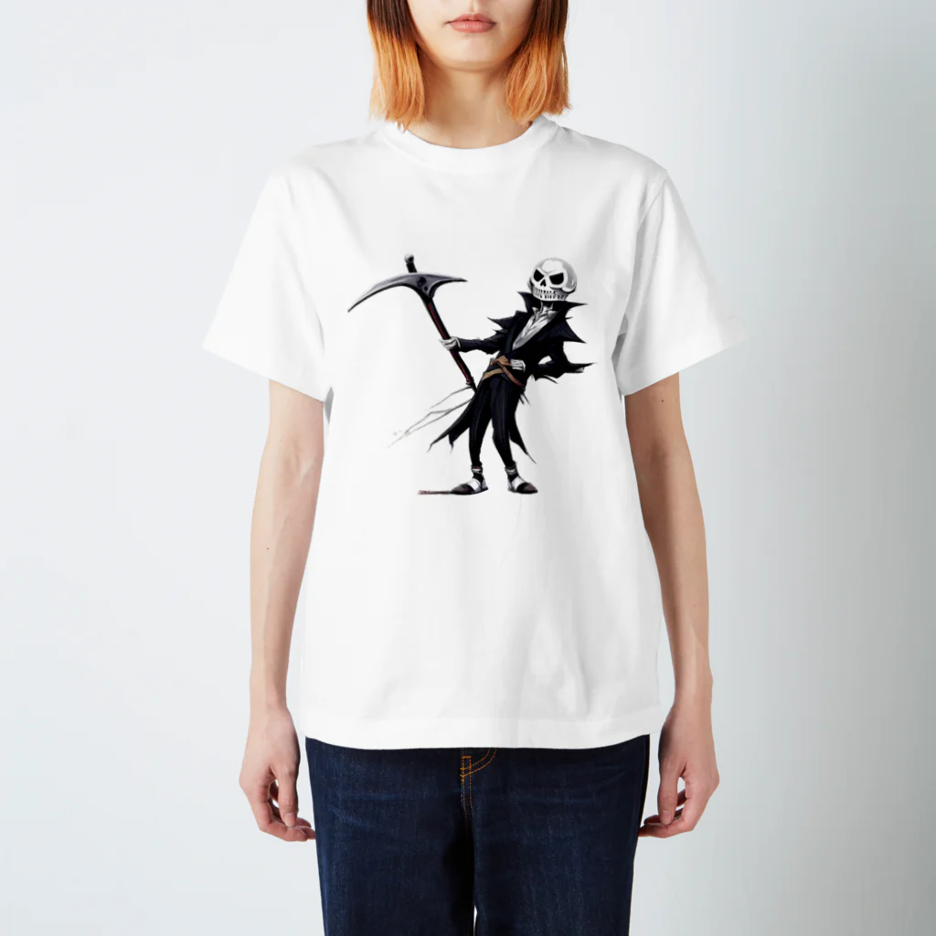 my-jpのハロウィンシリーズ　死神ガイコツ Regular Fit T-Shirt