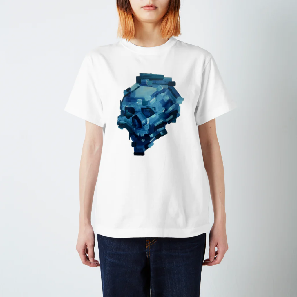 knott aka 2G INDAHOUSEのBLUE SKULL Regular Fit T-Shirt