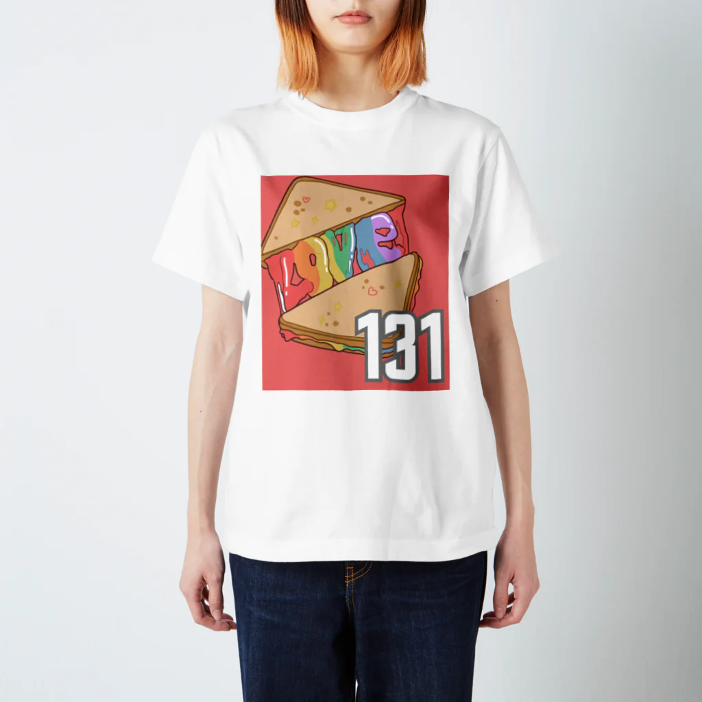 SMiLE LIFE=Y&Mのlove131(ラブサンドイッチ) スタンダードTシャツ