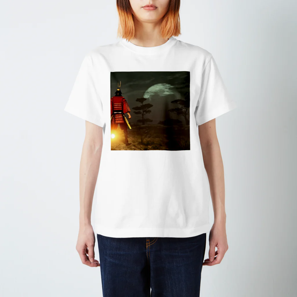 SAMURAI⚔斬⚔のSAMURAI⚔斬⚔ムーン スタンダードTシャツ