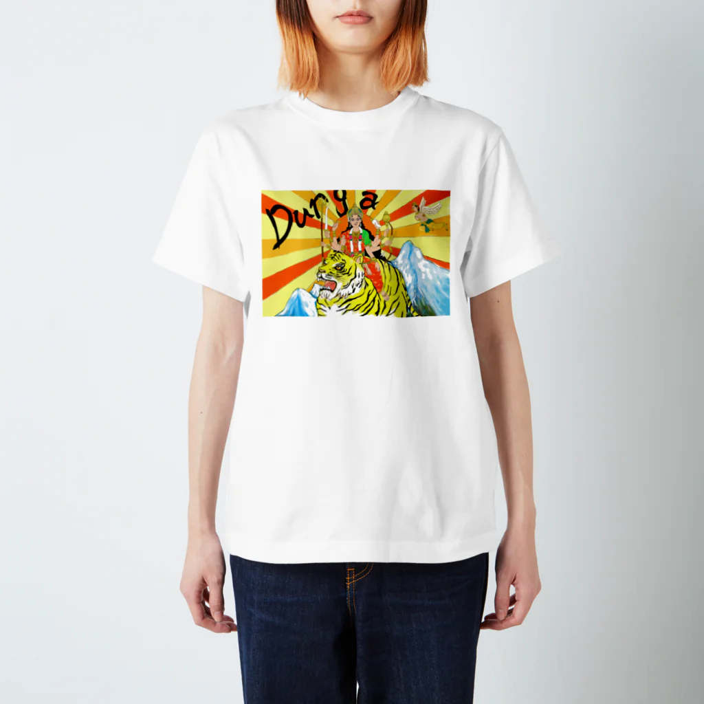 honhon180のドゥルガー女神 Regular Fit T-Shirt