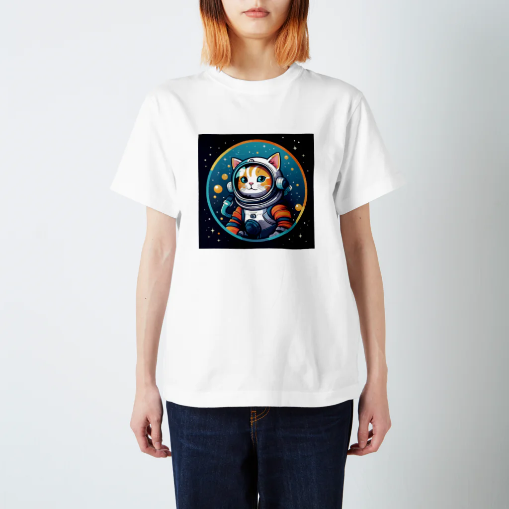 スペースキャットコレクションのコスモキャット スタンダードTシャツ