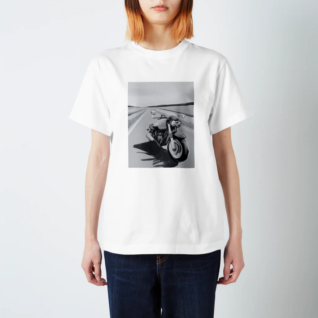 Slick_Shopのantique_motorcycle01 スタンダードTシャツ