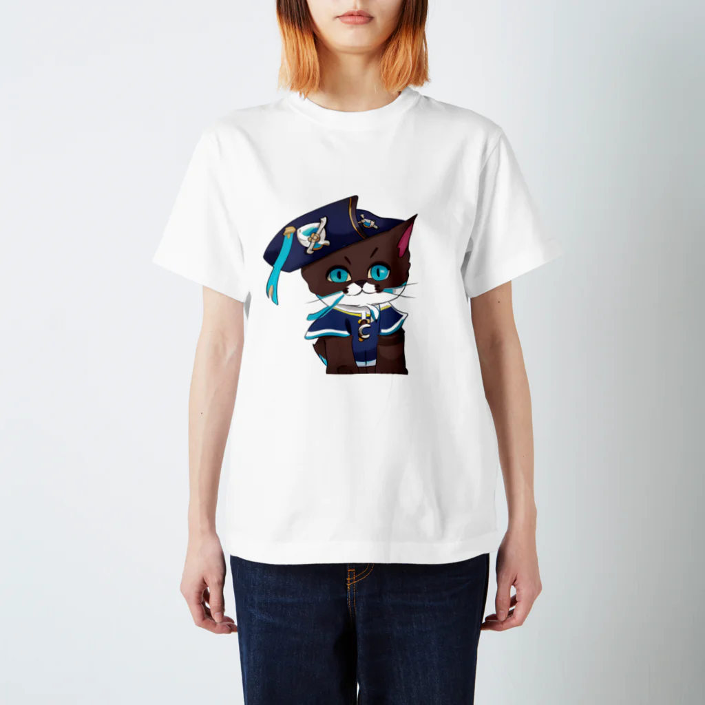 可愛い猫ちゃんの海賊うみ猫ちゃん Regular Fit T-Shirt