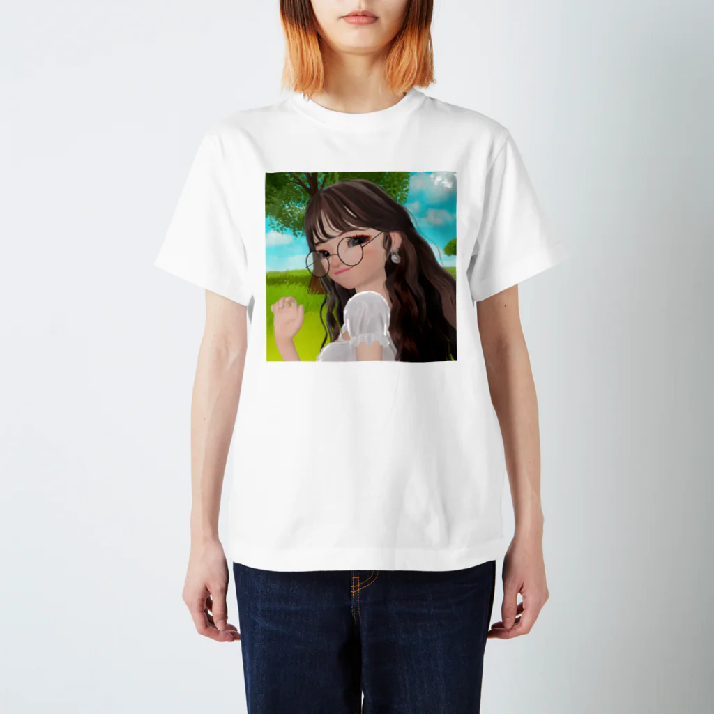 らーたんの眼鏡女子 スタンダードTシャツ