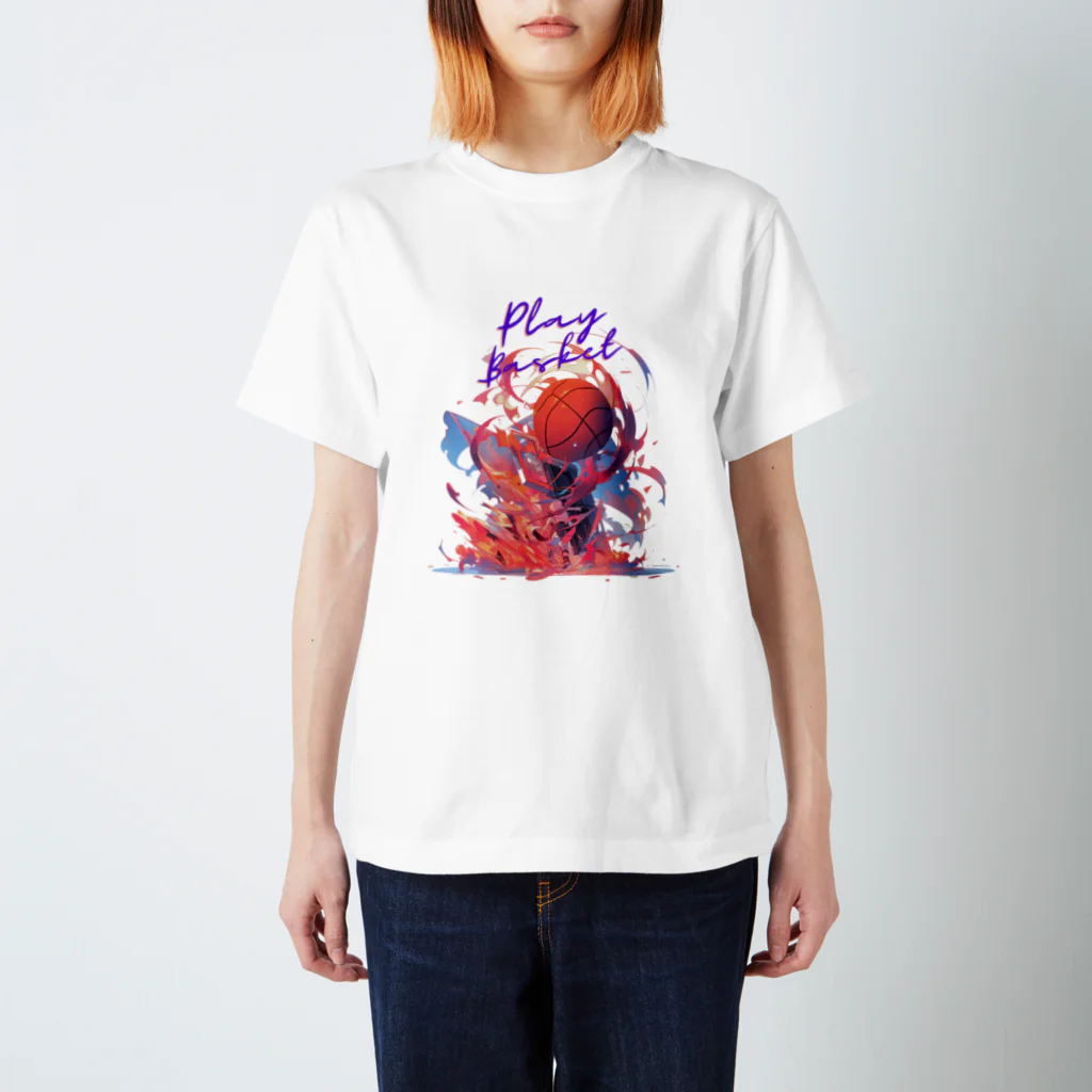 SUY_art_のPlay Basket Regular Fit T-Shirt