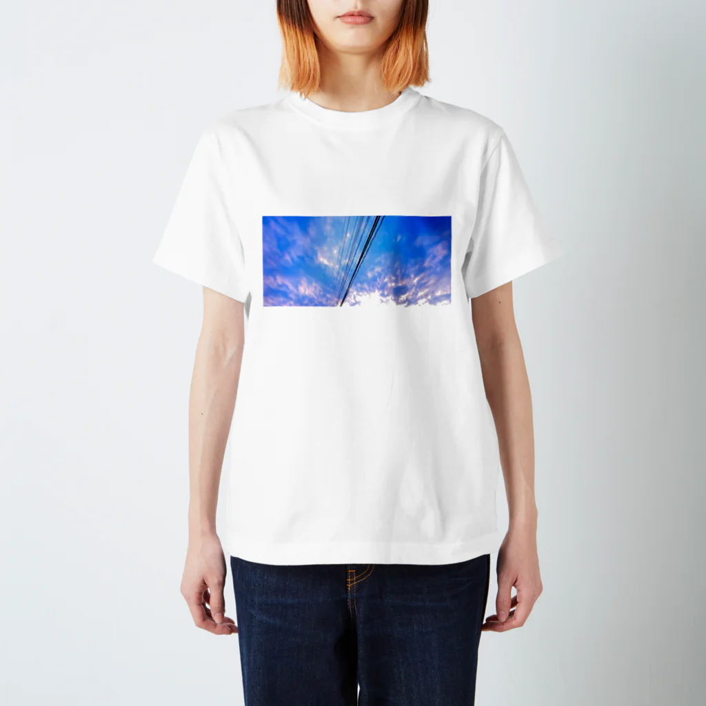 Ushiの夕暮れどきの青空 スタンダードTシャツ