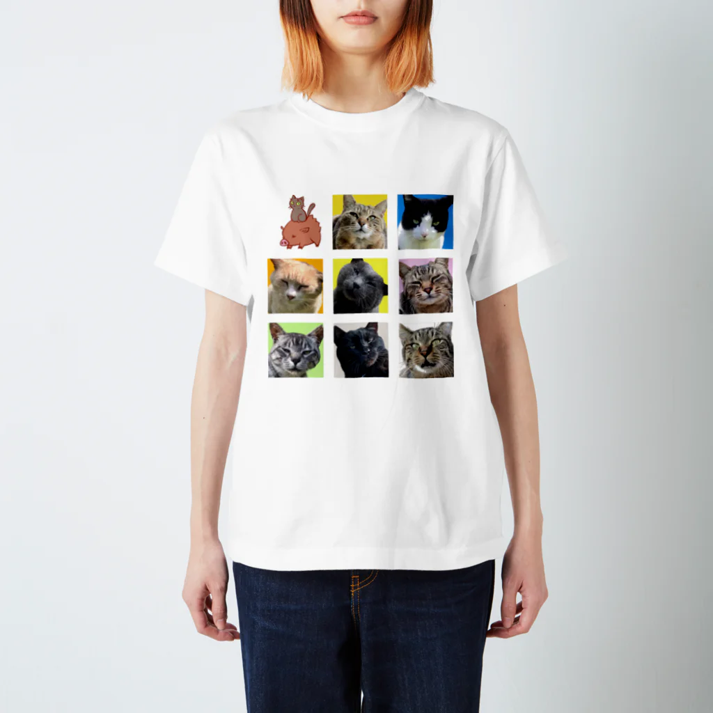 SnapTail by 交流猫動画の交流猫ズ スター軍団 Regular Fit T-Shirt