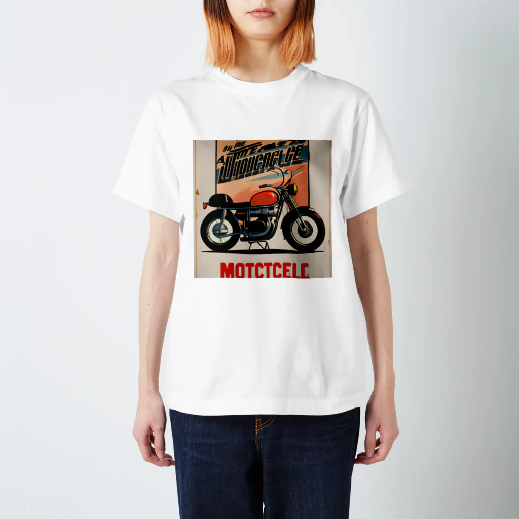 Jin12のレトロバイク スタンダードTシャツ