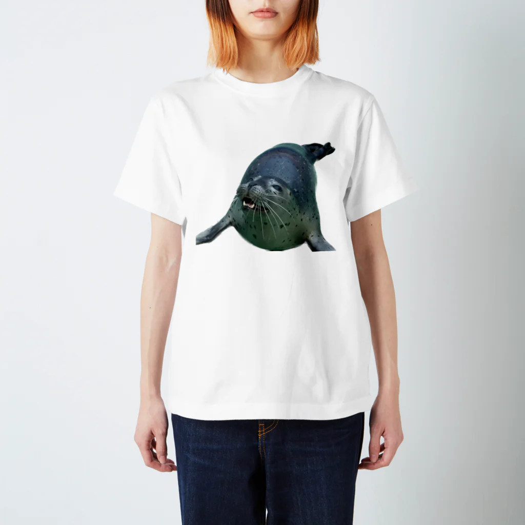 tmy_fの水族館の生き物（愛しのゴマちゃん） スタンダードTシャツ