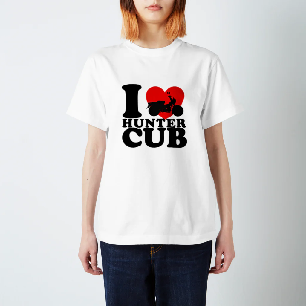 itacubのI ♡ HUNTERCUB スタンダードTシャツ