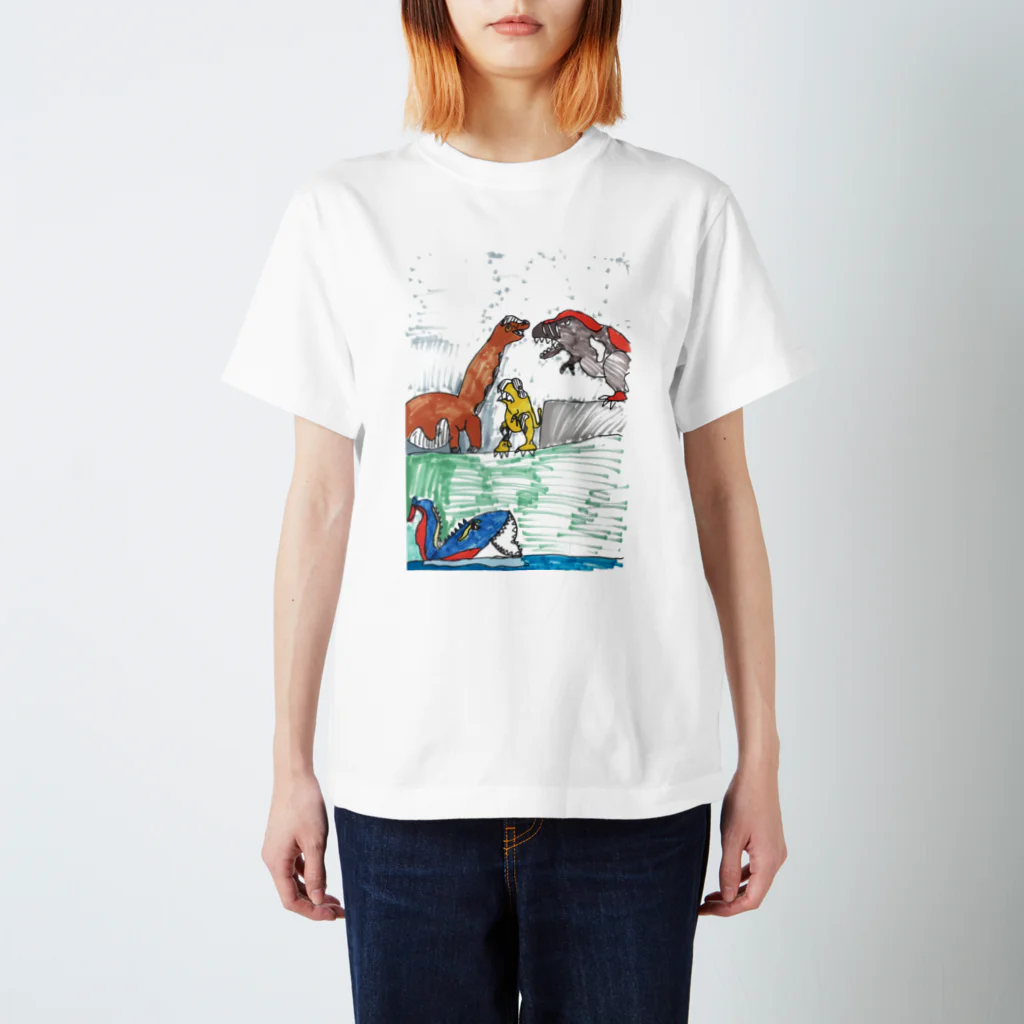 mahaloshopの恐竜シリーズ Regular Fit T-Shirt