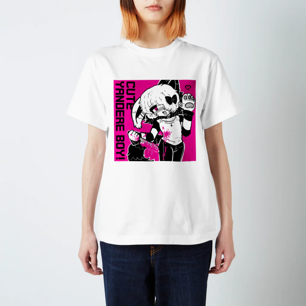 ムラサキゲジゲジのオンラインショップのきずな CUTE YANDERE BOY!  Regular Fit T-Shirt