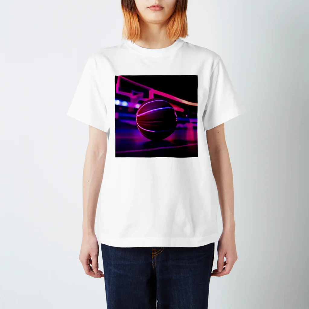 QuirkyRockeyのNEONB スタンダードTシャツ