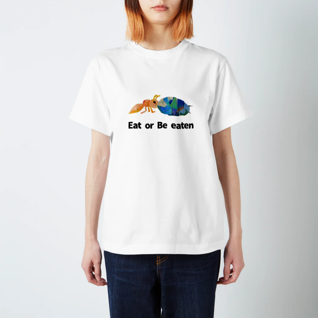 【全盲の絵描き】オバケのタムタムの弱肉強食Tシャツ Regular Fit T-Shirt