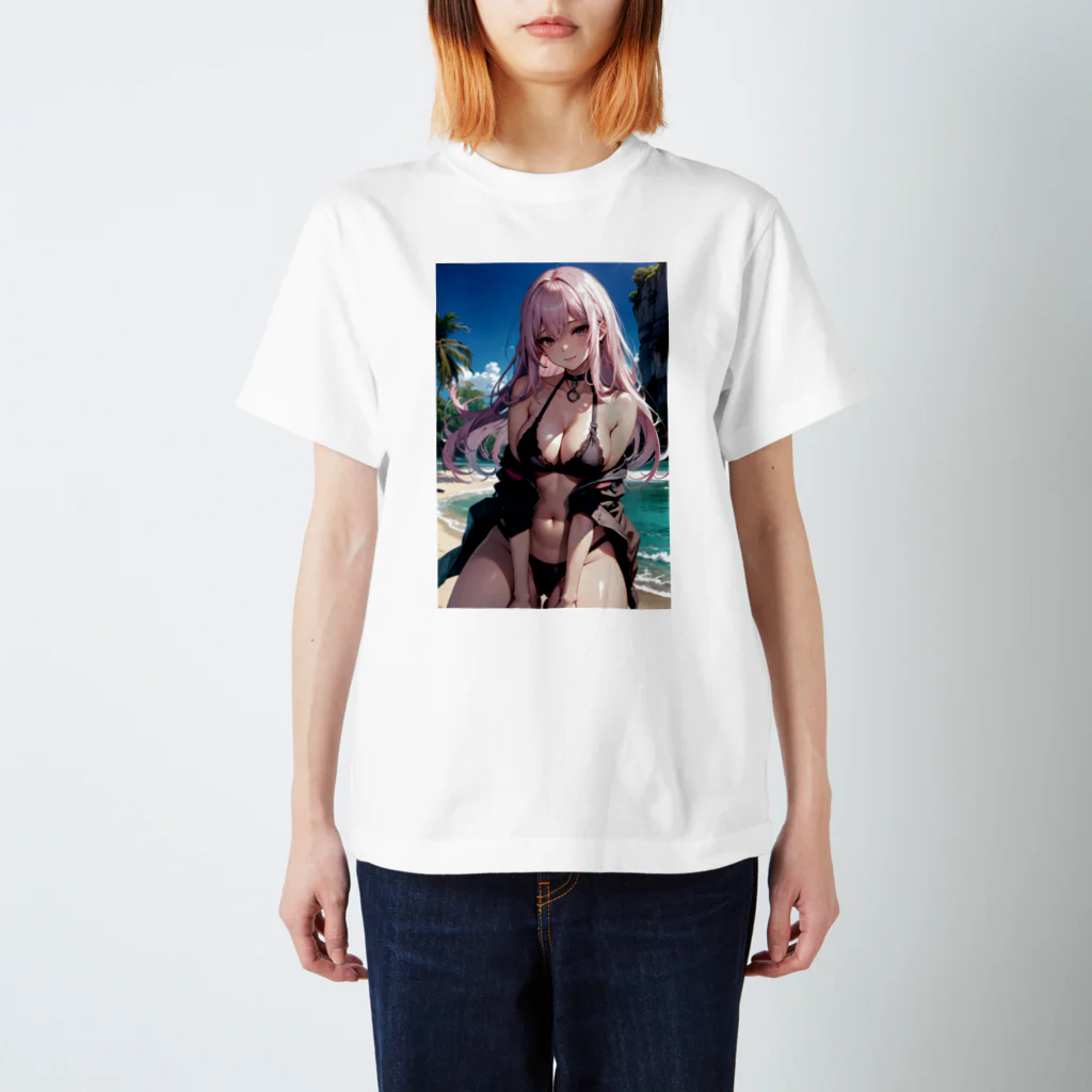 RGセクシーガールの美少女 スタンダードTシャツ