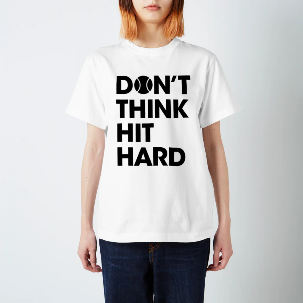 ゆっくりテニスチャンネルのD’ONT THINK HIT HARD スタンダードTシャツ