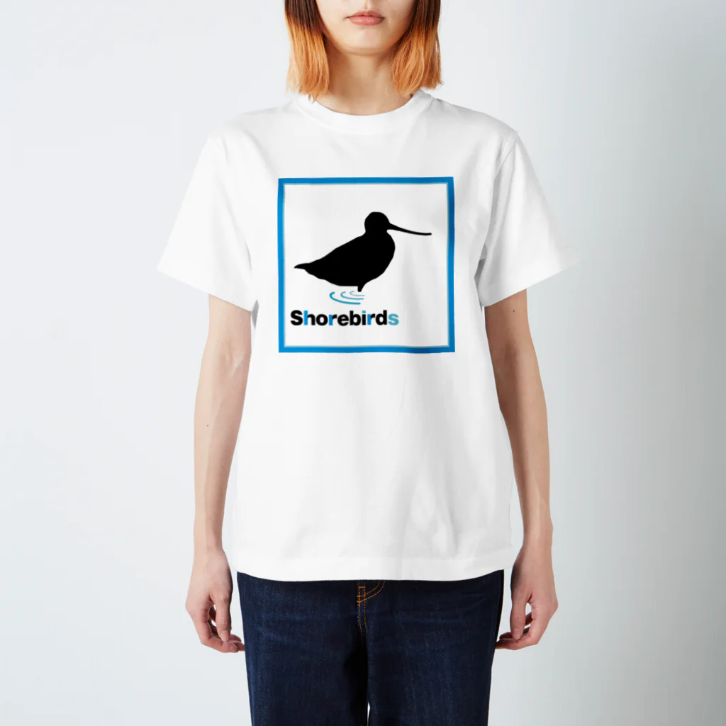 Onipi_workのShorebirds-オオソリハシシギ２ スタンダードTシャツ