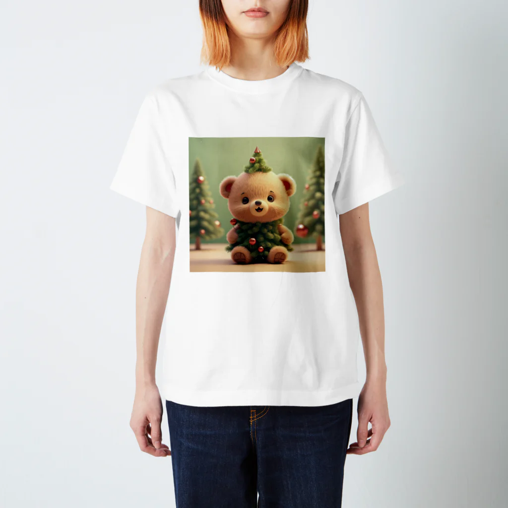 moon_kikoriのくまの子のクリスマス Regular Fit T-Shirt