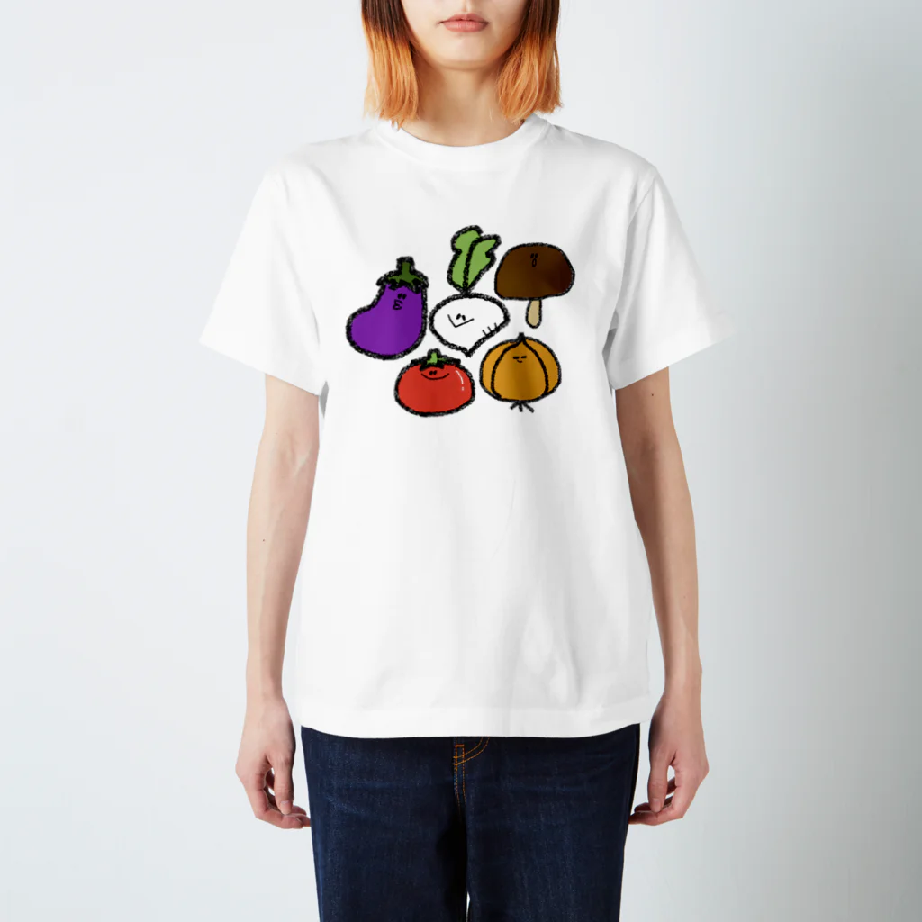 BONNUのお野菜集合 スタンダードTシャツ