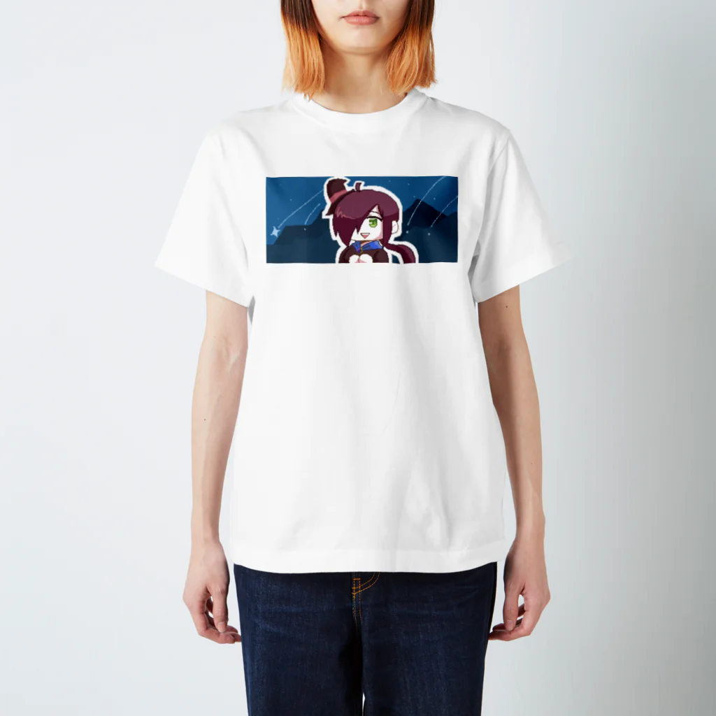 アフターネオのミラちゃんと流れ星（本厚木事業所） スタンダードTシャツ