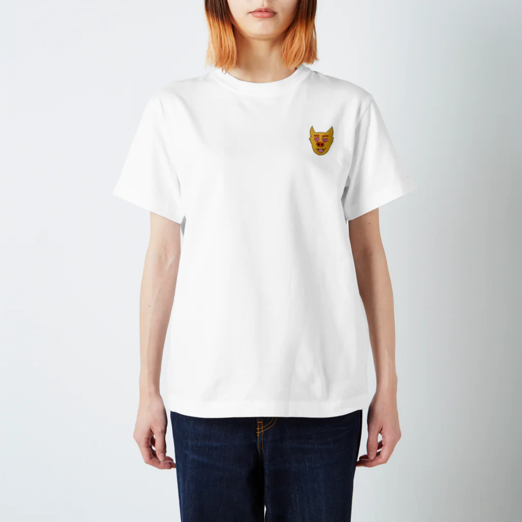あちこーこー屋🌺@天空祭のシーサーくん Tシャツ 【カラー】[2023 ver.] Regular Fit T-Shirt